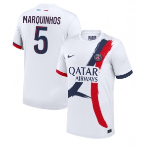 Paris Saint-Germain Marquinhos #5 Replika Udebanetrøje 2024-25 Kortærmet